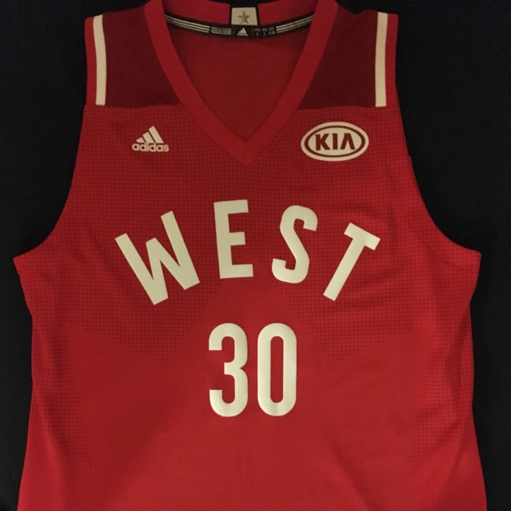 Adidas Stephen Curry Western All Star Jersey Large